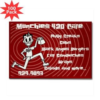 Rectangle Magnet (100 pack)  Munchies 420 Cafe  Munchies 420 Cafe