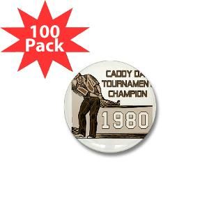 Murray Buttons  Caddy Day Tournament Champion Mini Button (100 pac