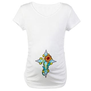 sunflower cross maternity t shirt $ 52 98