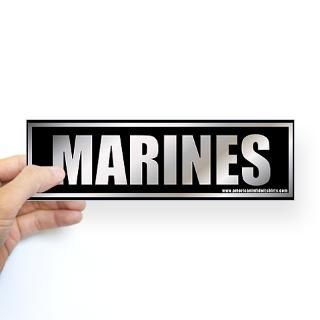 Metalic U.S. Marine Corps Bumper Bumper Sticker for $4.25