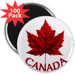 Canadian Souvenir Magnets 100 pack Maple Leaf Gift  Canada Souvenir