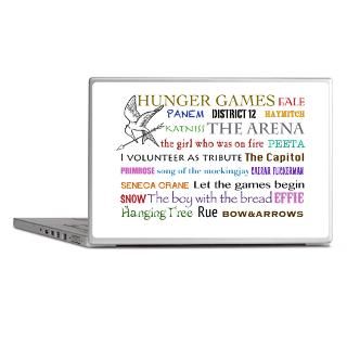 District 12 Gifts  District 12 Laptop Skins  HUNGER GAMES WORDS