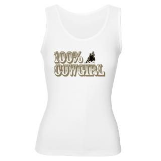 Racing Tank Tops  100% COWGIRL Womens Tank Top