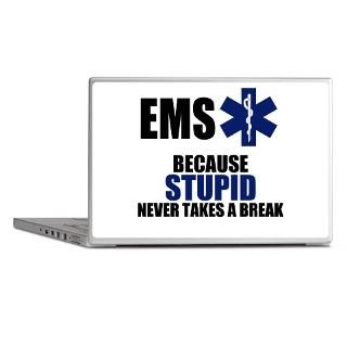 Ambulance Gifts  Ambulance Laptop Skins  Stupid Never Takes A