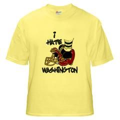 Hate the Washington Redskins Baseball Jersey by tshirtsbeyond