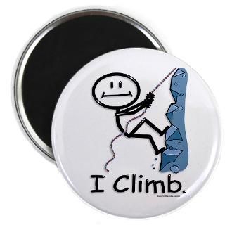 Rock Climbing  BusyBodies Stick Figure T shirts and unique Gifts