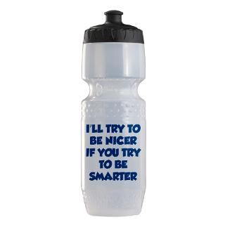 Attitude Gifts  Attitude Water Bottles  Be Smarter Trek Water