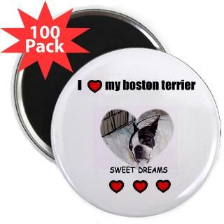 sweet dreams boston terrier 2 25 magnet 100 pack $ 109 99