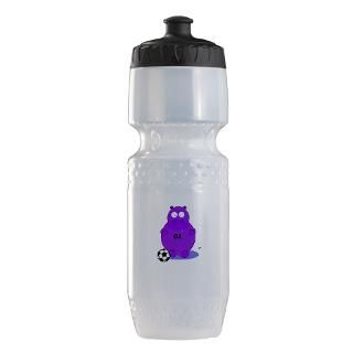 Cat Gifts  Cat Water Bottles  soccer hippo Trek Water Bottle