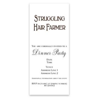 Struggling Hair Farmer Invitations by Admin_CP704804  506857094