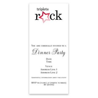 Triplets Rock (Girl)   Invitations by Admin_CP7945452  507338829