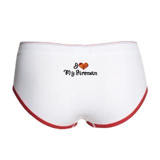 Fiancee Gifts  Fiancee Underwear & Panties  I (heart) My Fireman