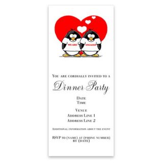 We Are Engaged Penguins Invitations by Admin_CP2574929  507117105