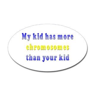 More Chromosomes Oval Sticker (50 pk)