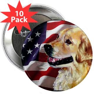 Golden Retriever USA Flag Unique Gifts Items  All American Paws By