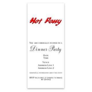 Hot Pony Logo ee Invitations by Admin_CP6723689  507275220