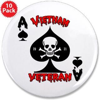 1970 to 1971 Vietnam veteran 3.5 Button (10 pack)
