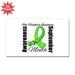 non hodgkins month gem rectangle sticker 50 pk $ 113 99