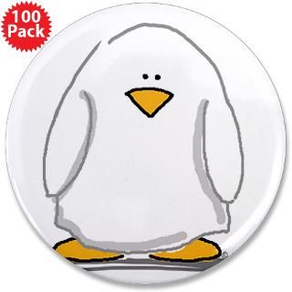 Ghost penguin 3.5 Button (100 pack)