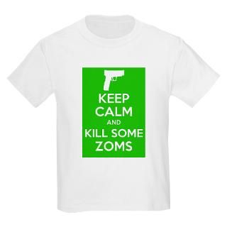 Keep Calm   Pistol Green T Shirt by RichBaker