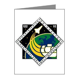STS 122 Atlantis Note Cards (Pk of 20)