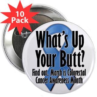 Colorectal Cancer Awareness 2.25 Button (10 pack)