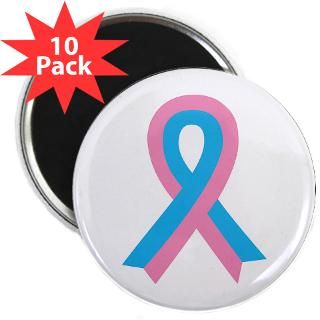 Pink/Blue ribbon  Pregnancy and Infant Loss car magnets & gifts
