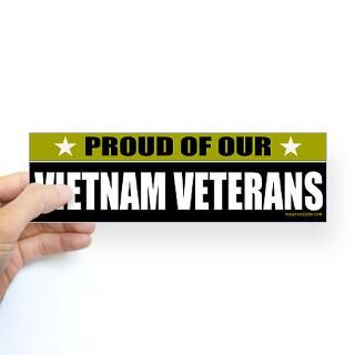 Proud of Iraq War Vets Bumper Sticker