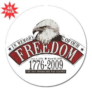 IN MEMORY OF FREEDOM Sticker (Rectangle 10 pk)