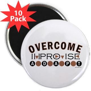 Improvise, Adapt, Overcome 2.25 Magnet (10 pack)