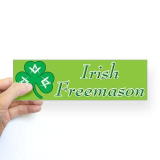 Masonic Irish Freemason Bumper Sticker