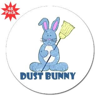 Dust Bunny 3 Lapel Sticker (48 pk)