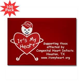 Its My Heart Rectangle Magnet (100 pack)