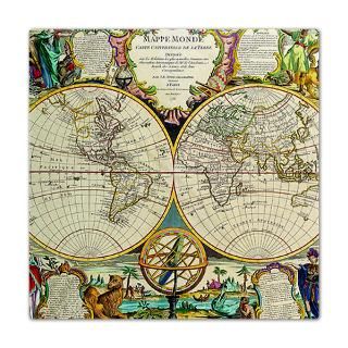 Antique Maps Bedding  Bed Duvet Covers, Pillow Cases  Custom