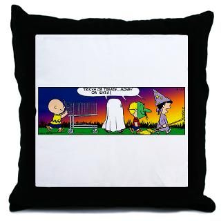 Tricks or Treats Throw Pillow