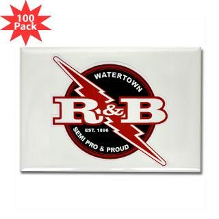 watertown red black rectangle magnet 100 pack $ 141 99