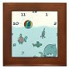 Fish Tank   Wall Clock by elephantegg