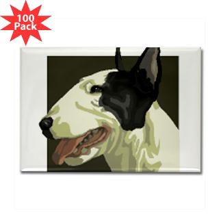 bull terrier rectangle magnet 100 pack $ 148 99