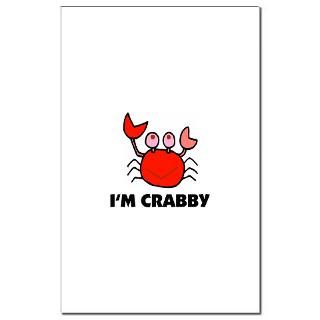 Crab Cartoon   Im Crabby  Screaming Screens Designs
