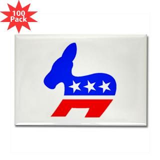 proud democrat rectangle magnet 100 pack $ 145 99