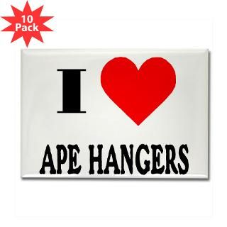Love Ape Hangers Rectangle Magnet (10 pack)