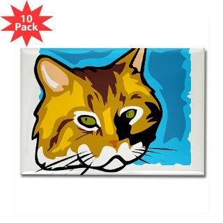 cat Rectangle Magnet (10 pack)