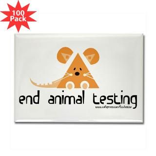 end animal testing rectangle magnet 100 pack $ 151 99