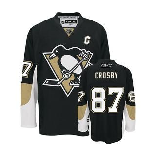 Sidney Crosby Jersey Reebok Black #87 Pittsburgh for $159.99
