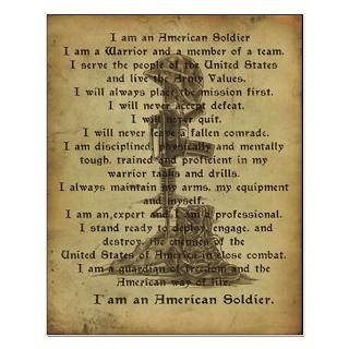 The Soldiers Creed  Sarges Military Family T shirts, Mugs & Gifts