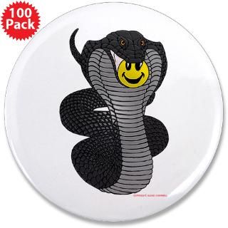 cobra smiley 2 3.5 Button (100 pack)