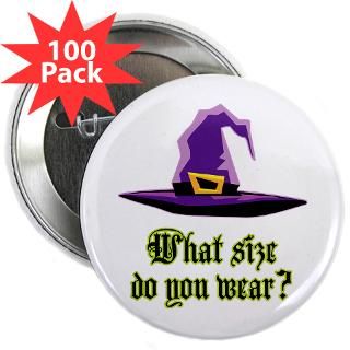 funny witch s hat halloween 2 25 button 100 pack $ 159 99