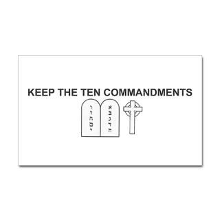 Ten Commandments Stickers  Car Bumper Stickers, Decals