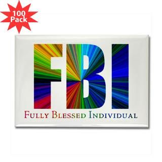 rainbow fbi rectangle magnet 100 pack $ 164 99