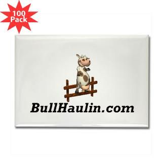 Bull Haulers Association Rectangle Magnet (100 pac
